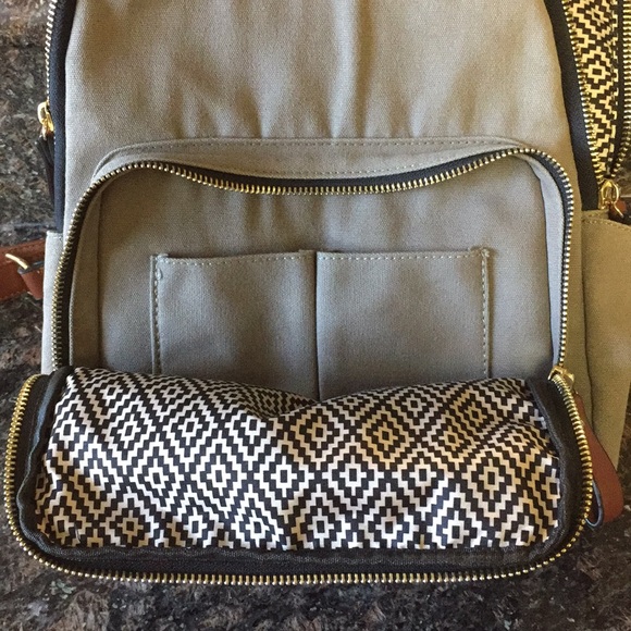 Grey chic backpack - Picture 4 of 7